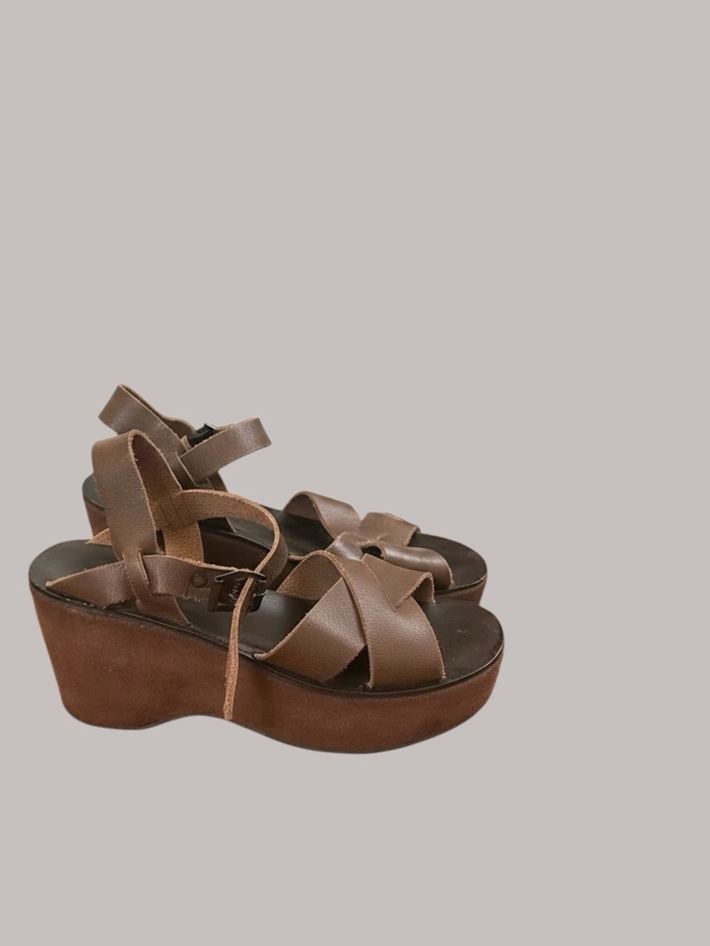Kork-ease brown Ava wedge